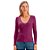 Blusa Canelada Lança Perfume Decote V OU24 Rosa Feminino - Imagem 1