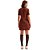 Vestido Easy Lança Perfume Polo OU24 Marrom Feminino - Imagem 2