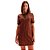 Vestido Easy Lança Perfume Polo OU24 Marrom Feminino - Imagem 1