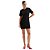 Vestido Curto Lança Perfume Canelado OU24 Preto Feminino - Imagem 3