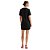 Vestido Curto Lança Perfume Canelado OU24 Preto Feminino - Imagem 2