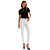 Calça Jeans Easy Lança Perfume Skinny OU24 Branco Feminino - Imagem 3