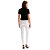 Calça Jeans Easy Lança Perfume Skinny OU24 Branco Feminino - Imagem 4
