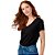 Blusa Dudalina Decote V OU24 Preto Feminino - Imagem 1