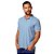 Camisa Polo Dudalina Maquinetada OU24 Azul Claro Masculino - Imagem 1