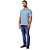 Camisa Polo Dudalina Maquinetada OU24 Azul Claro Masculino - Imagem 4