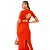 Vestido Canelado Colcci Slim OU24 Laranja Feminino - Imagem 4