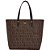 Bolsa Shopping Colcci Monograma OU24 Marrom Café Feminino - Imagem 1