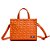 Bolsa Tote Colcci Relevo OU24 Laranja Feminino - Imagem 1