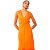 Vestido Colcci Comfort OU24 Laranja Feminino - Imagem 3