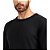 Suéter Tricot Acostamento Gola Careca OU24 Preto Masculino - Imagem 4