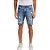 Bermuda Jeans Acostamento Cutted OU24 Azul Masculino - Imagem 1