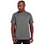 Camiseta Individual Pima Slim Fit IN24B Cinza Masculino - Imagem 1