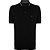 Camisa Polo Individual Regular Friso IN24 Preto Masculino - Imagem 1