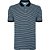 Camisa Polo Individual Fio Tinto IN24 Marinho Masculino - Imagem 1