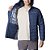 Jaqueta Columbia Down Delta Ridge Hooded Azul Masculino - Imagem 3