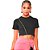 Camiseta Cropped Colcci Baby Comfort OU24 Preto Feminino - Imagem 1