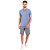 Camisa Polo Aramis 3 Listras IN24 Azul Masculino - Imagem 4