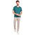 Camiseta Aramis Gola V Basic IN24 Verde Esmeralda Masculino - Imagem 4
