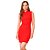 Vestido Canelado Colcci Slim OU24 Vermelho Sparkly Feminino - Imagem 1