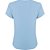 Blusa Dudalina Soft Pima Decote V Ou24 Azul Claro Feminino - Imagem 2