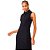 Vestido Canelado Colcci Comfort Ou24 Preto Feminino - Imagem 3