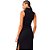 Vestido Canelado Colcci Comfort Ou24 Preto Feminino - Imagem 4