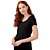 Camiseta Dudalina Soft Pima Ou24 Preto Feminino - Imagem 1