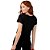 Camiseta Dudalina Soft Pima Ou24 Preto Feminino - Imagem 2