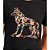 Camiseta Acostamento Flamed Wolf Ou24 Preto Masculino - Imagem 3