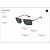Óculos de Sol Armani Exchange 2044S 600087 Preto Masculino - Imagem 2