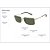 Óculos de Sol Armani Exchange 2044S 604871 Dourado Masculino - Imagem 2