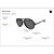 Óculos de Sol Armani Exchange 4133S 812287 Preto Masculino - Imagem 5