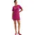 Vestido Curto Lança Perfume Canelado Ou24 Rosa Feminino - Imagem 3