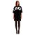 Vestido Curto Easy Lança Perfume Ou24 Preto Feminino - Imagem 3