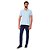 Camisa Polo Dudalina Piquet Binado In24 Azul Claro Masculino - Imagem 4
