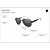Óculos de Sol Armani Exchange 2034S 60636G Preto Masculino - Imagem 5
