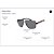 Óculos de Sol Armani Exchange 2037S 600081 Preto Masculino - Imagem 5