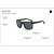 Óculos de Sol Armani Exchange 4041SL 815787 Azul Masculino - Imagem 5