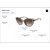 Óculos de Sol Armani Exchange 4111SU 824013 Marrom Feminino - Imagem 5