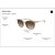 Óculos de Sol Armani Exchange 4140S 834213 Marrom Feminino - Imagem 5