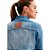 Jaqueta Jeans Easy Lança Perfume Trucker Ou24 Azul Feminino - Imagem 4