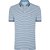 Camisa Polo Individual Regular Striped In24 Azul Masculino - Imagem 1