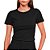 Camiseta Colcci Slim In24 Preto Feminino - Imagem 1