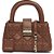 Bolsa Tote Lança Perfume Fecho In24 Marrom Feminino - Imagem 1