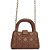 Bolsa Tote Lança Perfume Fecho In24 Marrom Feminino - Imagem 2