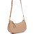 Bolsa Shoulder Easy Lança Perfume Metal In24 Bege Feminino - Imagem 4