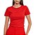 Camiseta Colcci Slim In24 Vermelho Feminino - Imagem 1