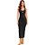 Vestido Lança Perfume Super Midi In24 Preto Feminino - Imagem 1