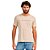Camiseta Acostamento Casual Ou24 Bege Masculino - Imagem 1